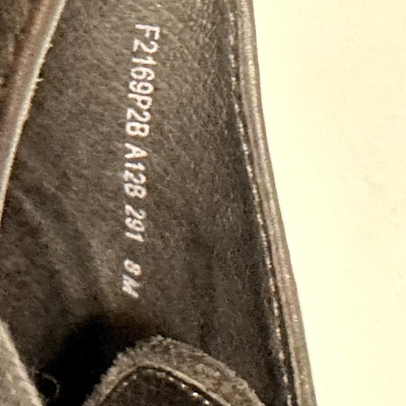 John Varvatos Shoes Mens Size 8 M Sid Eva Brown Suede Derby Comfort Commuter - Picture 8 of 14